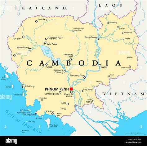 phnom penh cambodia location.